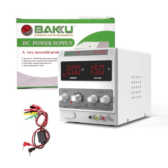 Baku Digital Adjustable Power Supply BK-1502d+